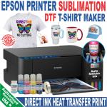 Epson Sublimation Printer and T-Shirt Maker Bundle