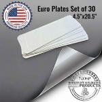 30 Aluminum License Plate Blanks for Sublimation