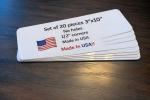 3" X 10" Mini Street Sign Sublimation Blanks - 20 Pack