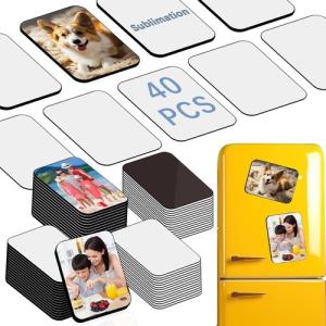 80pcs Large Rectangle Sublimation Magnet Blanks