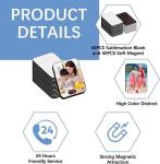 80pcs Large Rectangle Sublimation Magnet Blanks