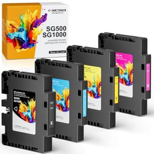 INKTHRIX 4-Pack Sublimation Ink for SG500/SG1000