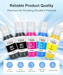 Epson 522 EcoTank Ink Refill Bottles – 5 Pack