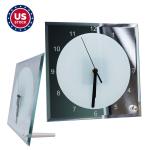 20-Pack 7.8" Sublimation Glass Photo Frame Clocks