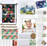 128-Piece Sublimation Blanks Crafting Kit