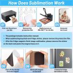 128-Piece Sublimation Blanks Crafting Kit