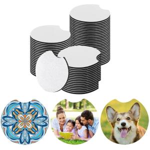 DIY Sublimation Car Cup Coasters Blanks