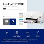 Epson Ecotank ET-2803 Printer Bundle with Ink