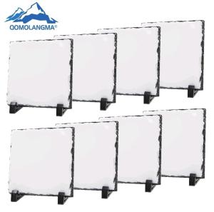 8 Pack 7.87" Square Sublimation Photo Slate