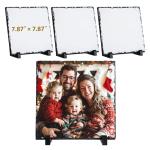 8 Pack 7.87" Square Sublimation Photo Slate