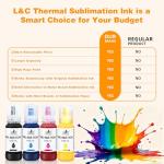 Epson Sublimation Ink for Heat Transfer (4x100ML)