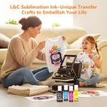 L&C EcoTank Sublimation Ink for Inkjet Printers
