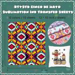 Cinco de Mayo Sublimation Ink Transfer Sheets - 10 Pack