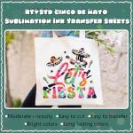 Cinco de Mayo Sublimation Ink Transfer Sheets - 10 Pack