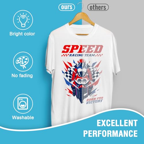 Lzerking Sublimation Paper 8.5x11 Inch 125gsm 400 Sheets - Ideal for DIY Sublimation Printing