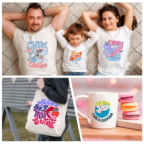 Lzerking Sublimation Paper 8.5x11 Inch 125gsm 400 Sheets - Ideal for DIY Sublimation Printing