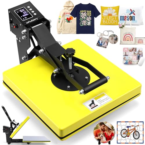 15x15 Clamshell Sublimation Printer for T-Shirts & More