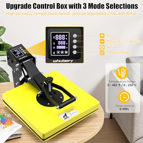 15x15 Clamshell Sublimation Printer for T-Shirts & More