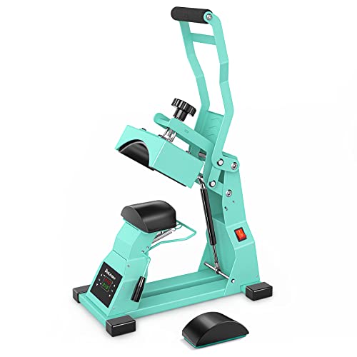 Cap Heat Press with 2 Interchangeable Platens