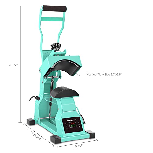 Cap Heat Press with 2 Interchangeable Platens