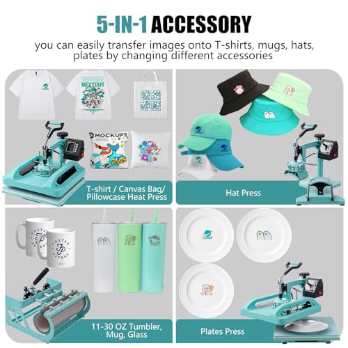 5 in 1 Heat Press Machine for Sublimation