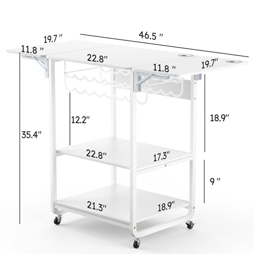 3 Tier Heat Press Table with Vinyl Roll Holder