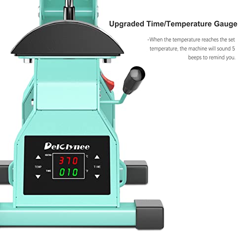 Cap Heat Press with 2 Interchangeable Platens