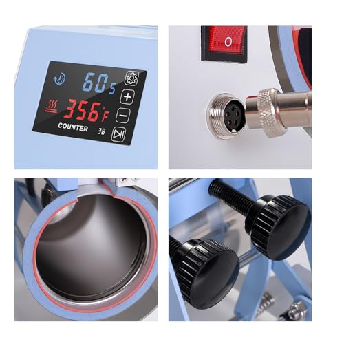 Blue Mini Tumbler Heat Press Machine for Sublimation