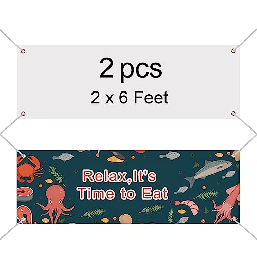 2 Large Sublimation Banner Blanks for DIY Projects