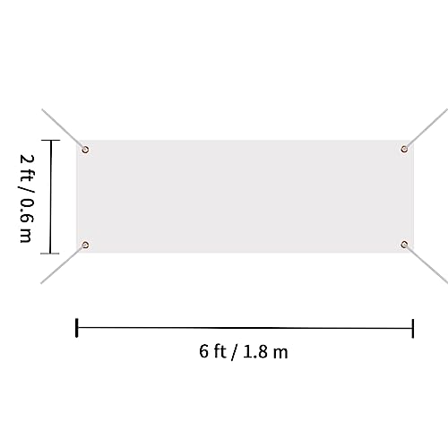 2 Large Sublimation Banner Blanks for DIY Projects