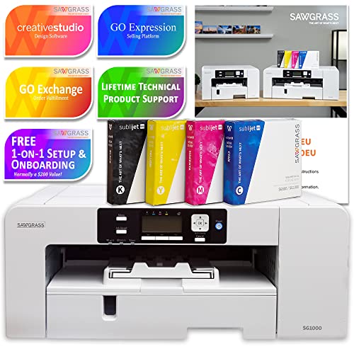 Sawgrass UHD Virtuoso SG1000 Sublimation Printer Starter Kit