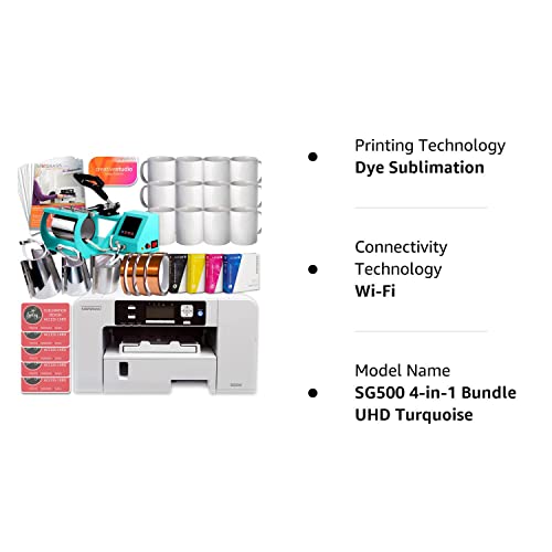 Sawgrass UHD Virtuoso SG500 Starter Bundle with Inks