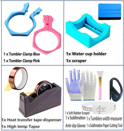 Majreey Tumbler Clamp Tool for 20 Oz Sublimation
