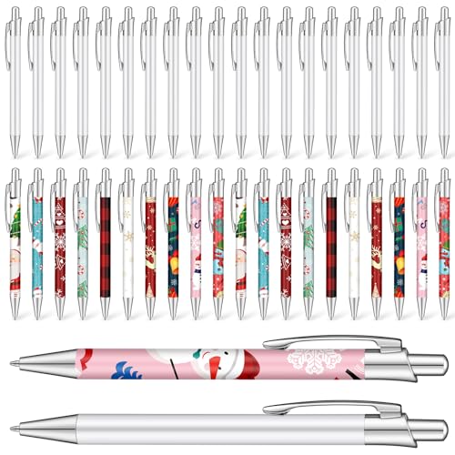 Sublimation Print Pens with Customizable Clip (20 Pcs)