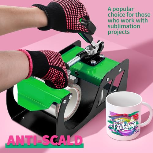 Teenitor Heat Resistant Silicone Gloves for Hair Styling