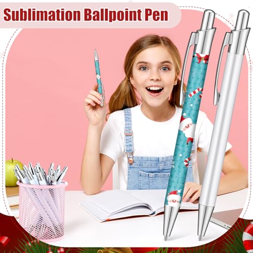 Sublimation Print Pens with Customizable Clip (20 Pcs)