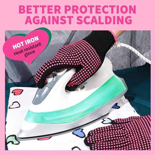 Teenitor Heat Resistant Silicone Gloves for Hair Styling