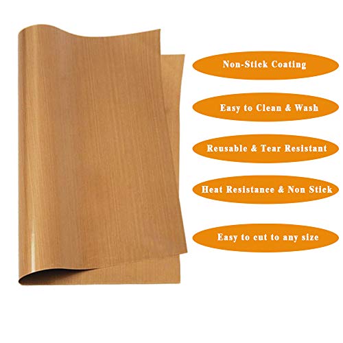 3 Pack PTFE Teflon Sheet and Thermal Tape