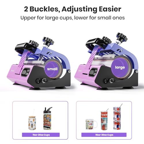 Starry Purple Mug Press for Various Tumblers & Cups