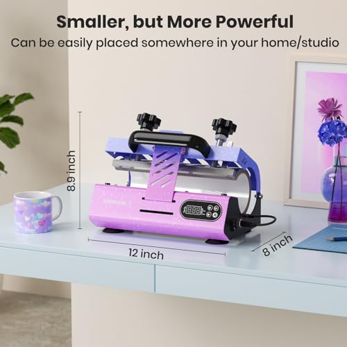 Starry Purple Mug Press for Various Tumblers & Cups