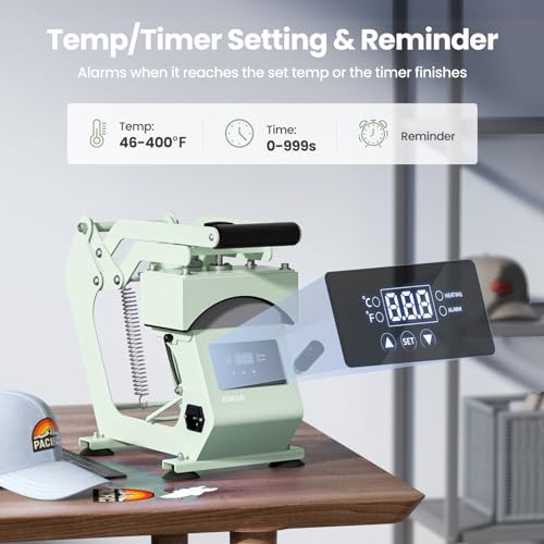 Sublimation Cap Press Machine with Precise Temp Control