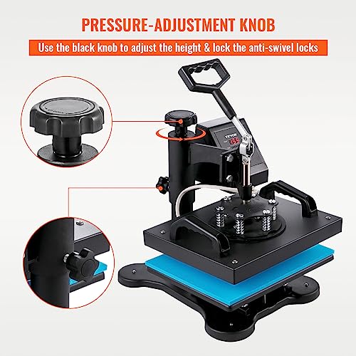 VEVOR 12x10Inch T-Shirt Heat Press Machine/Sublimation Printer