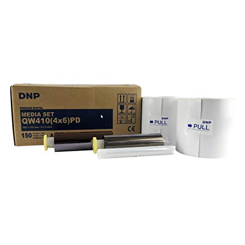 DNP QW410 Sublimation Photo Printer Bundle with Media