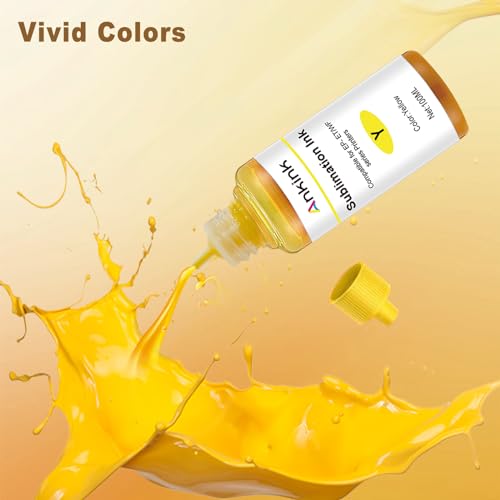 Ankink Sublimation Ink Bottles for Ecotank Heat Press