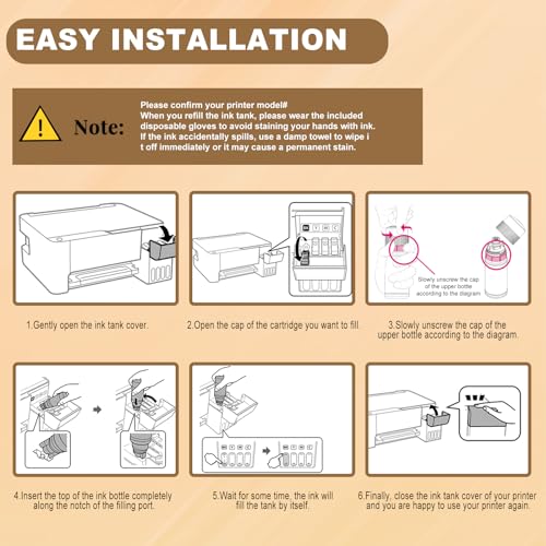Ankink Sublimation Ink Autofill Bottles for Epson Printers