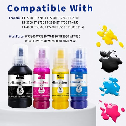 Vibrant Pinckney Sublimation Ink Refill for EcoTank Printers