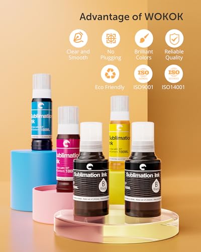 Hiipoo 580ML Sublimation Ink Bottles for ET Series