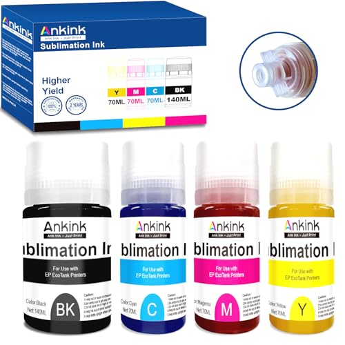 Ankink Sublimation Ink 502 522 Autofill for Epson