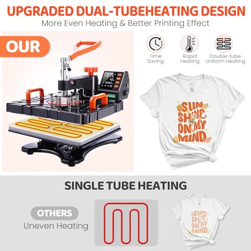 8-in-1 Digital Sublimation Heat Press Machine