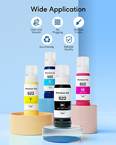 Epson ET Series 522 Ink Refill Bottles